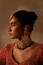 Load image into Gallery viewer, Red Raw Silk Double Dupatta Lehenga Set