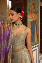 Load image into Gallery viewer, Green lehenga set
