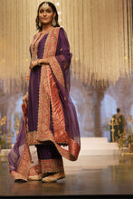 Load image into Gallery viewer, Maisha - Long A-line Kurta with Palazzo and Dupatta