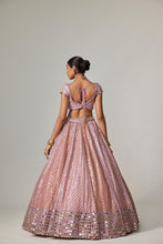 Load image into Gallery viewer, LILAC GOTA MULTICOLOR HEAVY METALLIC LEHENGA WITH CAP SLEEVE BLOUSE