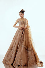 Load image into Gallery viewer, DAFFODIL BROWN - DAFFODIL ORGANZA LEHENGA SET