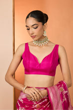 Load image into Gallery viewer, PINK SAREE SET