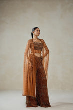 Load image into Gallery viewer, Copper Cod Set With Cape Sharara Set