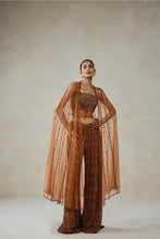 Load image into Gallery viewer, Copper Cod Set With Cape Sharara Set