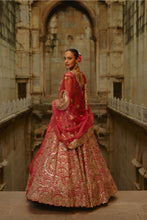 Load image into Gallery viewer, Rust Mirror Lehenga Set