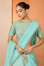 Load image into Gallery viewer, Blue lehenga set