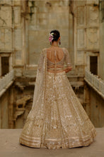 Load image into Gallery viewer, Gold Lehenga Set