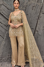 Load image into Gallery viewer, Golden spakle sharara set