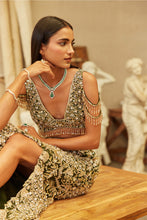 Load image into Gallery viewer, Royal Evergreen Skirt co-ord