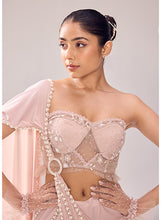 Load image into Gallery viewer, Clara Pearl Drape Saree