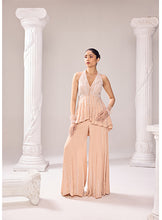 Load image into Gallery viewer, Hiley Halterneck peplum Sharara