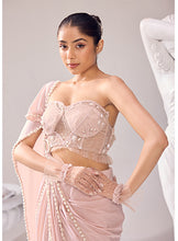 Load image into Gallery viewer, Clara Pearl Drape Saree