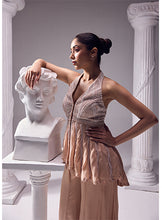 Load image into Gallery viewer, Hiley Halterneck peplum Sharara