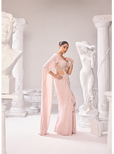 Load image into Gallery viewer, Clara Pearl Drape Saree