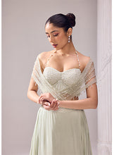 Load image into Gallery viewer, Austin Drape Lehenga set