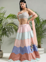 Load image into Gallery viewer, Multicolor lehenga set