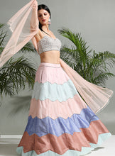 Load image into Gallery viewer, Multicolor lehenga set