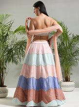 Load image into Gallery viewer, Multicolor lehenga set
