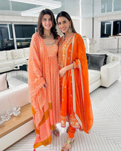 Load image into Gallery viewer, Smriti khanna in Golconda Aarohi Anarkali set