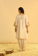 Load image into Gallery viewer, Arisana - Daisy Ivory Short Kalidaar Chauga with Salwar