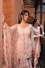 Load image into Gallery viewer, GREY EMBROIDERD JACKET SHARARA