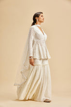 Load image into Gallery viewer, IVORY PEPLUM GARARA