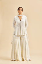 Load image into Gallery viewer, IVORY PEPLUM GARARA