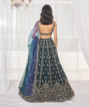 Load image into Gallery viewer, BOTTLE GREEN BRIDAL SET