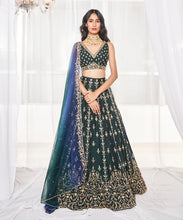 Load image into Gallery viewer, BOTTLE GREEN BRIDAL SET