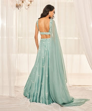 Load image into Gallery viewer, CANDY BLUE LEHENGA SET