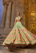 Load image into Gallery viewer, Neon Multi-Coloured Sequin Lehenga Set