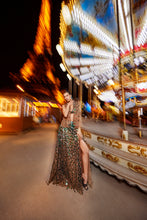 Load image into Gallery viewer, Copper Emerald Skirt Set