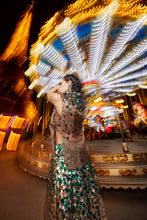 Load image into Gallery viewer, Copper Emerald Skirt Set