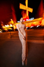 Load image into Gallery viewer, Nude Crystal Drop Gown