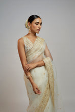 Load image into Gallery viewer, Golconda Maahi organza Saree set