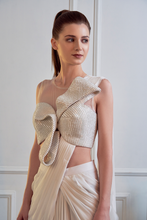 Load image into Gallery viewer, BOW BLOUSE SAREE BLOUSE