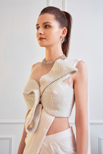 Load image into Gallery viewer, BOW BLOUSE SAREE BLOUSE