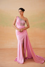 Load image into Gallery viewer, Pink embroidered gown