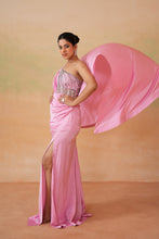 Load image into Gallery viewer, Pink embroidered gown