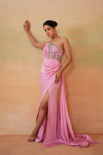 Load image into Gallery viewer, Pink embroidered gown