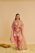Load image into Gallery viewer, Alira - Dabka Zardozi Embroidered Blush Pink Kurta & Salwar with Dupatta