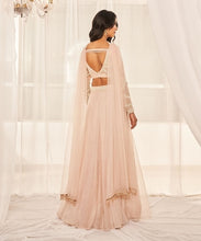 Load image into Gallery viewer, DUSTY BEIGE LEHENGA SET