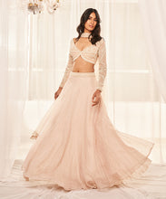 Load image into Gallery viewer, DUSTY BEIGE LEHENGA SET