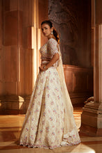 Load image into Gallery viewer, IVORY TULLE LEHENGA CHOLI SET