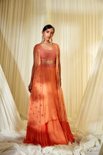 Load image into Gallery viewer, ORANGE LEHENGA SET
