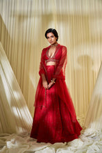 Load image into Gallery viewer, RED LEHENGA SET