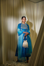 Load image into Gallery viewer, CERULEAN BLUE ANARKALI SET