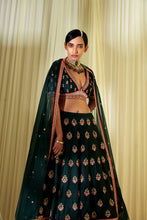 Load image into Gallery viewer, TEAL GREEN LEHENGA SET