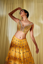 Load image into Gallery viewer, MUSTARD LEHENHGA SET