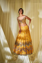 Load image into Gallery viewer, MUSTARD LEHENHGA SET